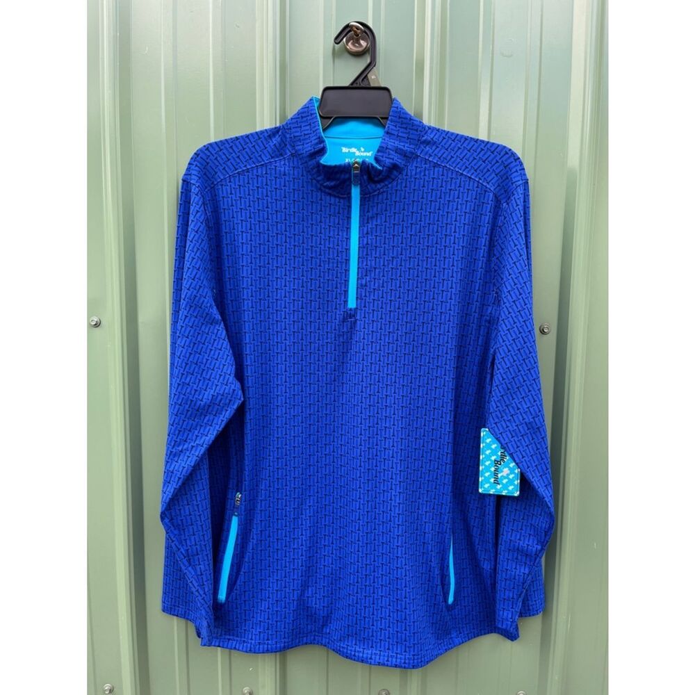 Birdie Bound Quarter-Zip Pullover Long Sleeved Shirt Size XL